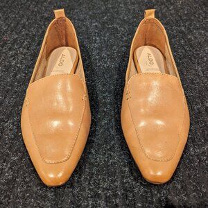 ALDO Women's Orsoniflex Loafer Flat - Chestnut - Size 8 - Great Condition